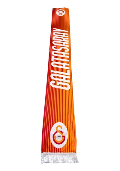 Galatasaray Lisanslı Şal Kaşkol Atkı Ve Premium Uçlu Kalem Set Aslan Baskılı Ahşap Kutulu Sarı - Kırmızı.