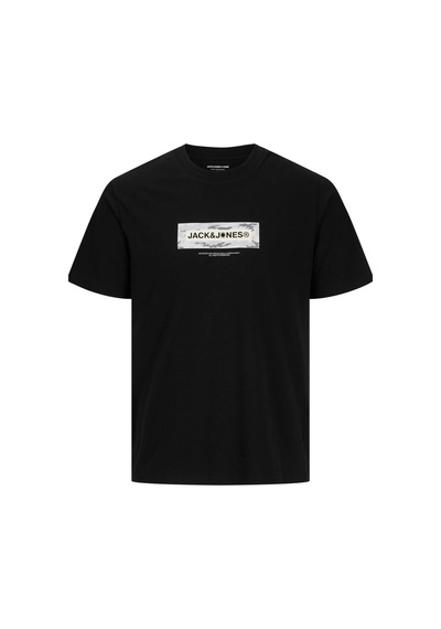 Jack & Jones Jcobreeze Erkek Tişört Kısa Kollu Rahat Günlük Siyah