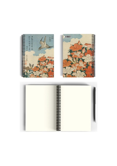 Lexroo Katsushika Hokusai/cuckoo And Azaleas,1834 Spiralli Deft Diğer