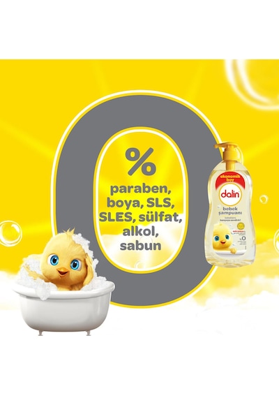 Dalin Klasik Pompalı Bebek Şampuanı 400 ml - YENİ AMBALAJ