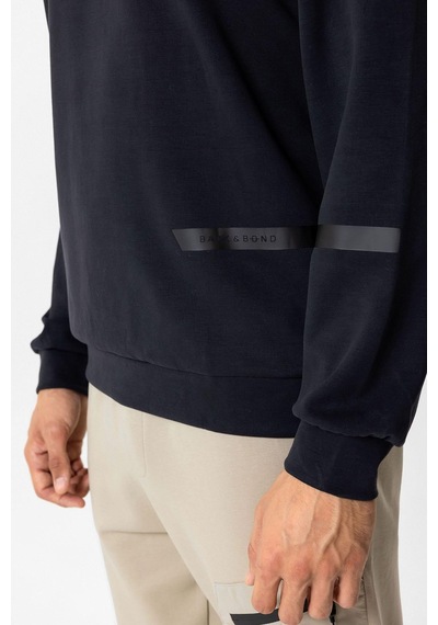 Backandbond Antrasit Regular Fit Bisiklet Yaka Sweatshirt