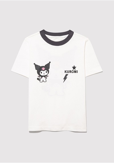 Mavi - Kuromi Baskılı Ekru Tişört 7610378-70057 Ekru
