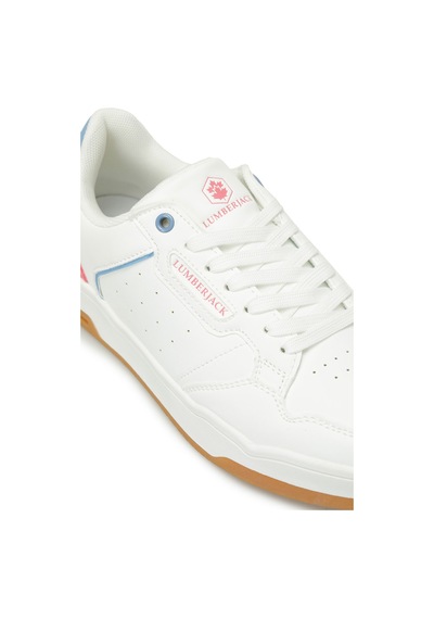 Lumberjack Sunga 5fx Beyaz Kadın Sneaker Beyaz-pembe Beyaz - Pembe