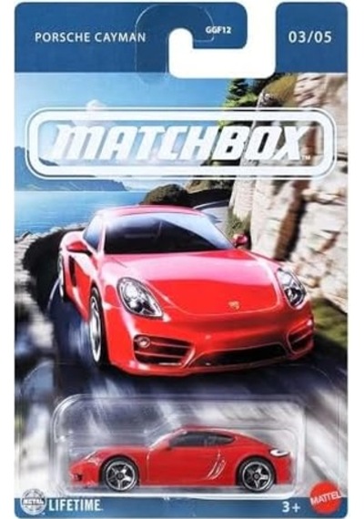 Matchbox Temalı Arabalar - Porsche Cayman Jch22