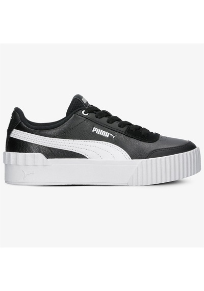 Puma Carina Lift Kadın Siyah-Beyaz Spor Ayakkabı 373031 06 Siyah