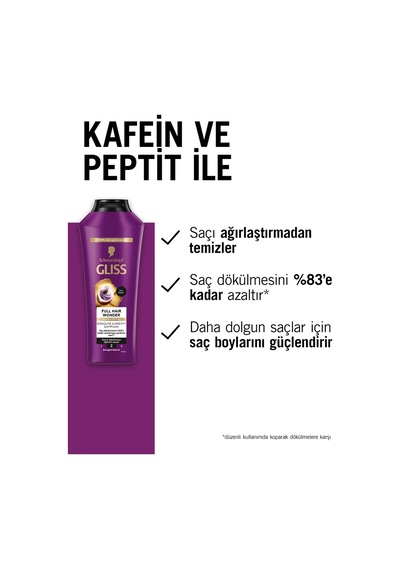 Full Hair Wonder Dökülme Karşıtı Şampuan 400 Mlx5 Adet
