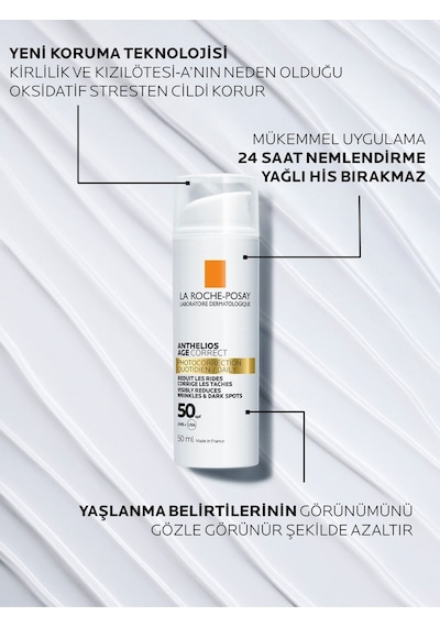 La Roche Posay Anthelios Age Correct Daily Light Cream SPF50+ 2 x 50 ML