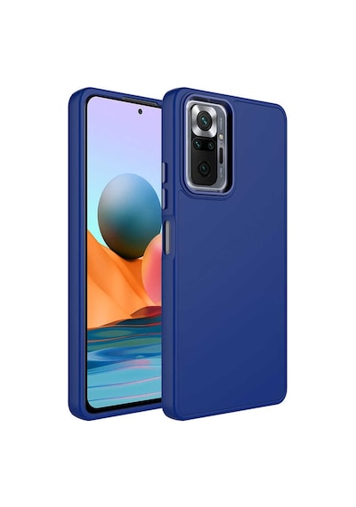 Xiaomi Redmi Note 10 Pro Kılıf Metal Çerçeve Lansman Silikon Kapak