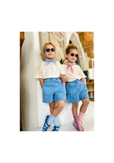 Poala Kids Mavi Unisex Balloon Şort