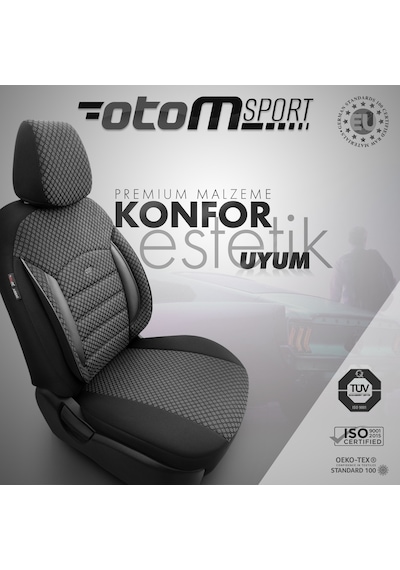 Otom Sport Plus Ekstra Destekli Özel Dokulu Oto Koltuk Kılıfı 550021759