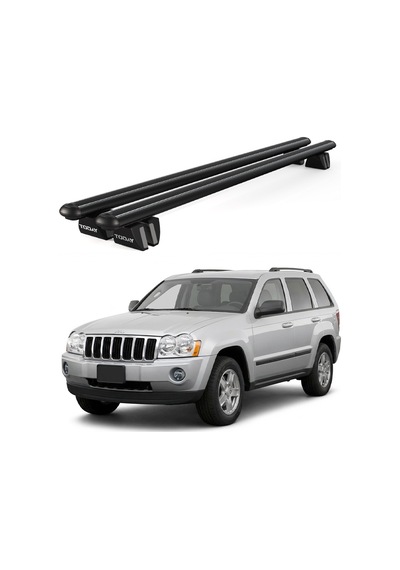 Pençe Jeep Grand Cherokee Ara Atkı 2005-2010 Uyumlu Siyah Ara Atkı Port Bagaj Tavan Barı