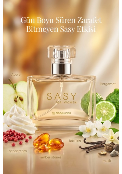 Sasy Eau De Parfume For Women 50 Ml Aromatik