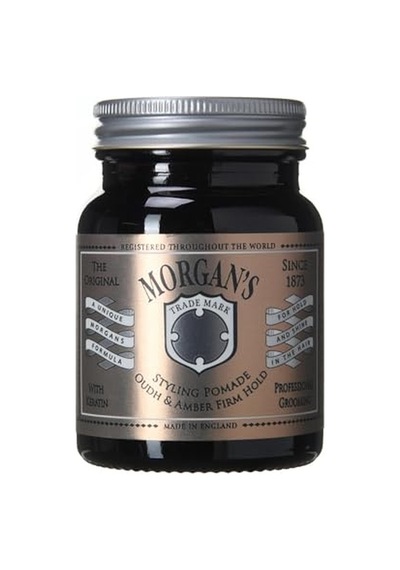 Morgan's Pomade Oudh &amp Amber Firm Hold Pomade Gold Label Şekillendirici Pomat 100gr