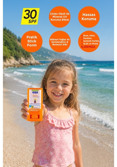Babyton Doğal Güneş Koruyucu Stick 30 SPF 20 GR