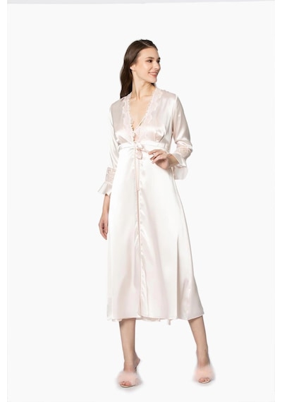 Alfa Aksesuar 03 Kadın Pierre Cardin 6025 Kısa Gecelikli 6'lı Set Takımı İNCİ