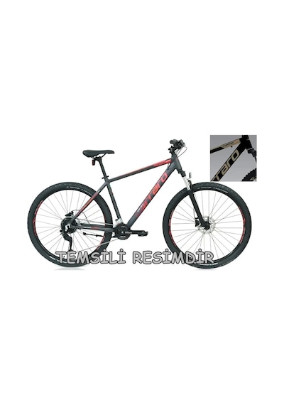 Carraro Force 950 Erkek Dağ Bisikleti 480h Hd 29 Jant 24 Vites Mat Antrasit Gri Kırmızı Çok Renkli