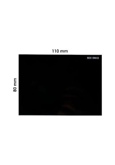 Scs Svar Kaynak Maske Camı Siyah 110X80 No:11 (Athermal Muadili)