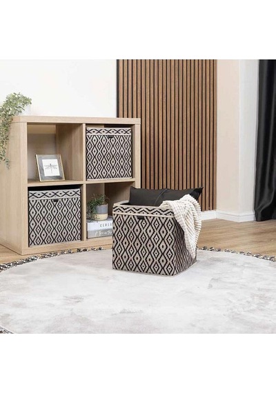 Bohe Raf Düzenleyici Organizer Kutu, Saklama Kutusu, 30 X 30 X 30 Gri