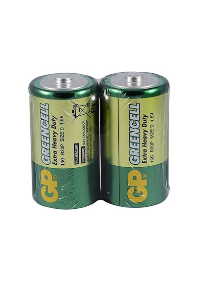 Gp 13g 2s2 R20 Büyük D Boy Pil 20'li Paket
