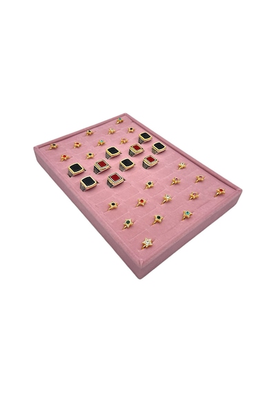 Yüzük Ve Koldüğmesi Tablası Pembe 70 Li