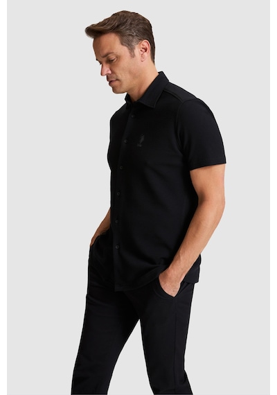 U.s. Polo Assn. Erkek Siyah Gömlek Örme 50320217-vr046