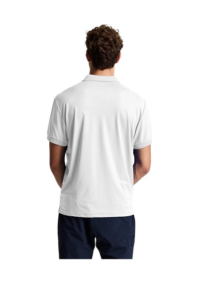 Slam Slam Tech Pique Polo Evo Erkek Beyaz Tişört W02 Beyaz