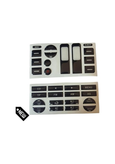 Panel Düğme Sticker Seti Caddy Jetta 05-10 Passat B6 Golf 5