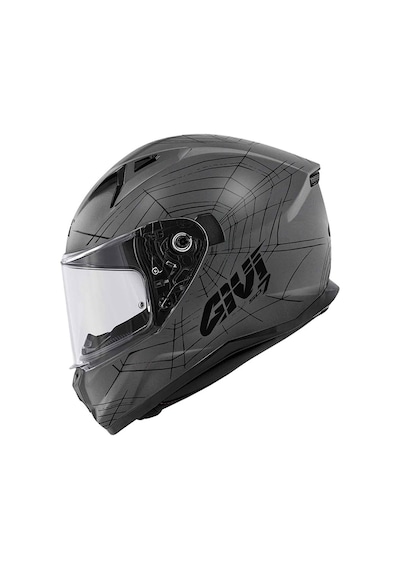Givi 50.7 Phobia Kapalı Motosiklet Kaskı Mat Titanyum