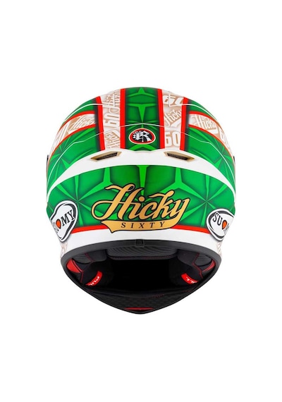 Suomy S1-Xr Gp Hıckman Edition 2023 Kapalı Kask Mat Beyaz - Yeşil
