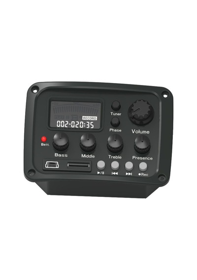 Mg10 Saz Bağlama Mp3 Player Preamp Ekolayzır Eq Tuner Piezo Mg-10