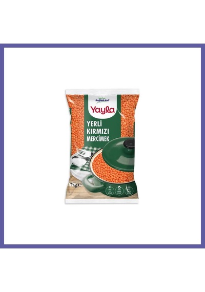 Bezos Kırmızı Mercimek Yerli 1000 Gr 1 Adet Nıda