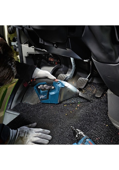 Bosch Professional GSB 120-Li 2Ah Çift Akülü Darbeli Delme Vidalama + GAS 12V Süpürge Solo - 0615990M45