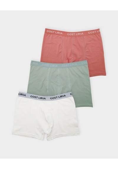 Gost Liria Lime Erkek Boxer 3 Lü Paket -çok Renkli Çok Renkli