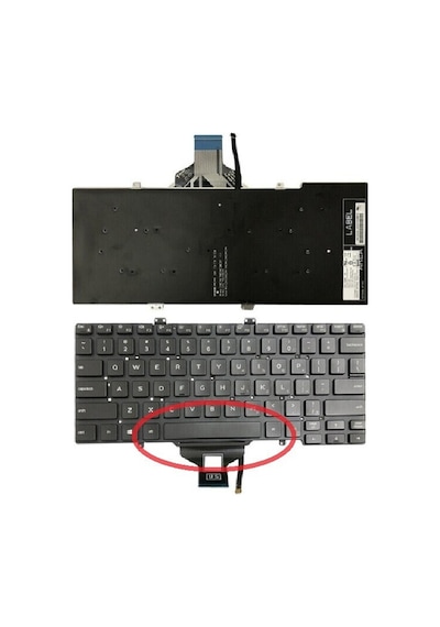 Dell Latitude P100g 7400 Klavye Tuş Takımı Tr Işıklı