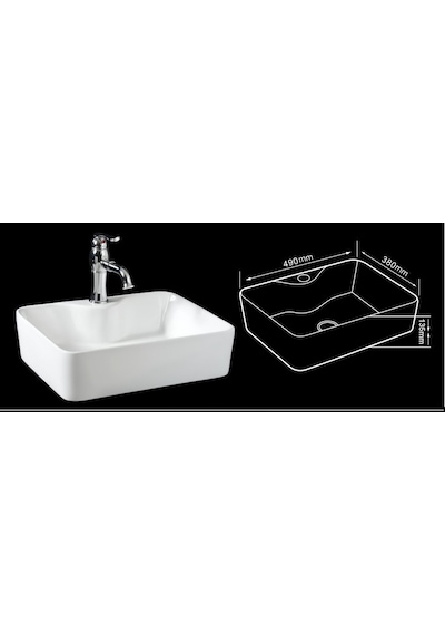 Lena Tezgah Üstü Çanak Lavabo E -5405
