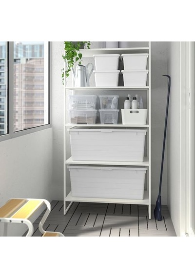 Ikea Sockerbıt Kapaklı Kutu, Beyaz, 38x76x30 Cm