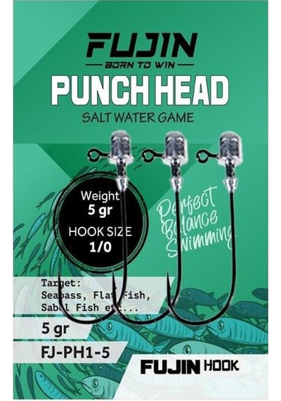 Fujin Punch Head Jighead 1/0