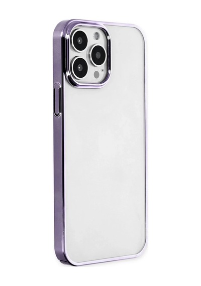 İphone 13 Pro Max Kılıf Element Silikon - Mor