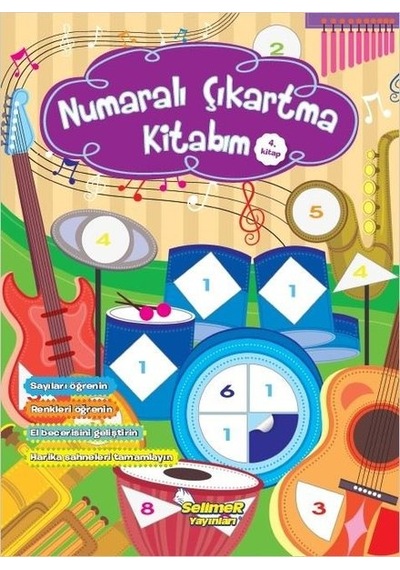 Numaralı Çıkartma Kitabım 4.Kitap- Selimer
