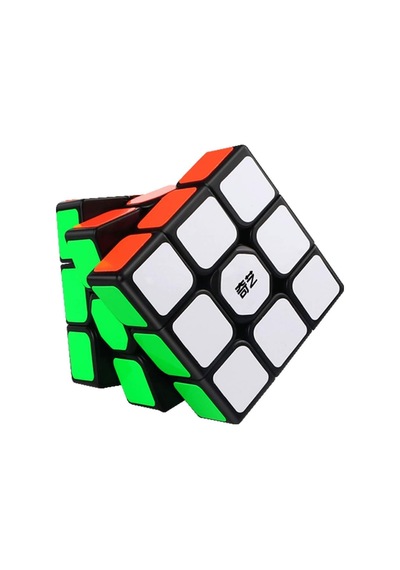 Cubelelo Qiyi Sail W 3x3 Siyah Bulmaca Hız Küpü Belirtilmemiş