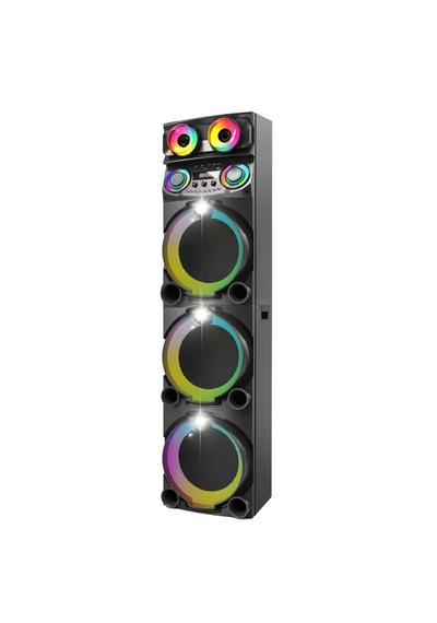 Gd-3127 Dijital Led Göstergeli Mikrofonlu Rgb Tws Üçlü 12 Inç Stereo Bass Kablosuz Karaoke Hoparlör