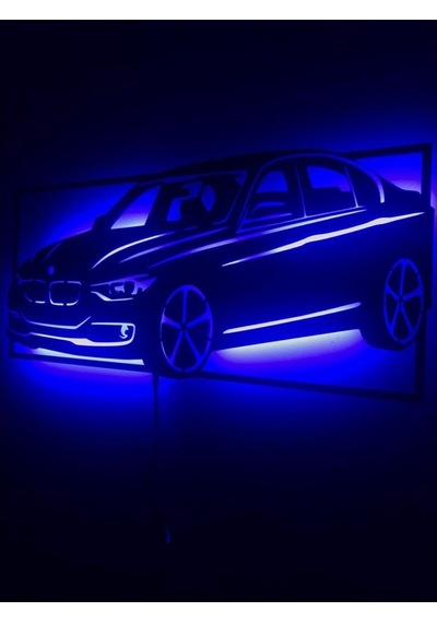 Araba Led Işıklı Tablo (523524130)