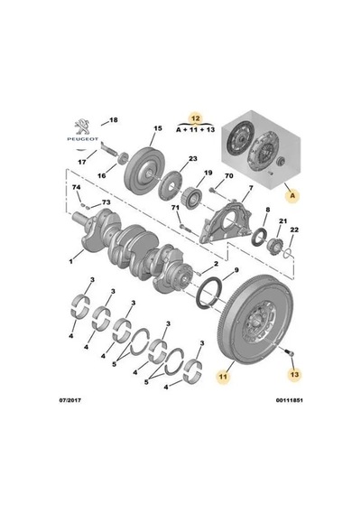 Debriyaj+volan Kit 308-407-3008-5008-508 Rcz 0532.x7