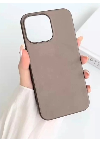 Tedar Apple iPhone Uyumlu 15 Pro Kılıf Karen Magsafe Kapak - Kahverengi Najmaddin standart