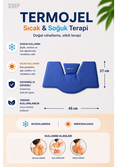 Omuz Ve Boyun Bölgesi İçin Termojel, Sıcak Soğuk Kompres