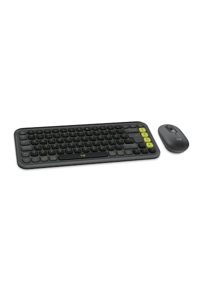 Logitech Pop Icon Kablosuz Bluetooth Sessiz Q Klavye ve Mouse Seti
