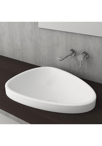 Bocchi Etna Tezgah Üstü Lavabo 58 CM Mat Beyaz 1112-002-0125