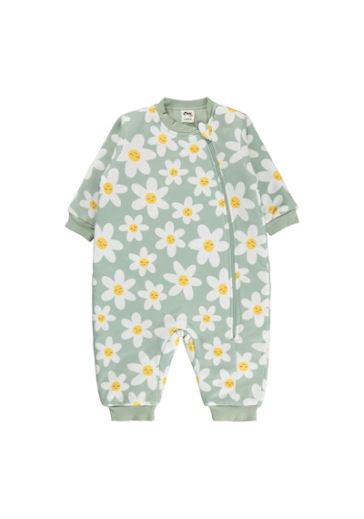 Civil Baby Çiçek Empirme 2.5 Tog Uyku Tulumu - Yeşil Çağla Yeşili
