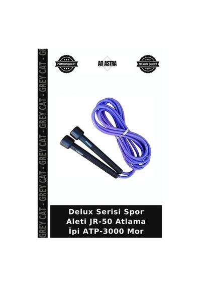 Delux Serisi Spor Aleti Jr-50 Atlama İpi Atp-3000 Mor