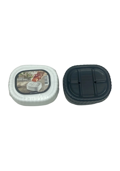 Set Üstü Katı Sabunluk Kapaklı Plastik Çok Renkli